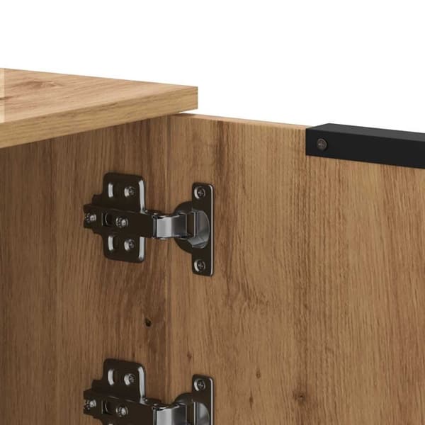 vidaXL tv-bord 102x35x36,5 cm konstrueret træ kunsteg