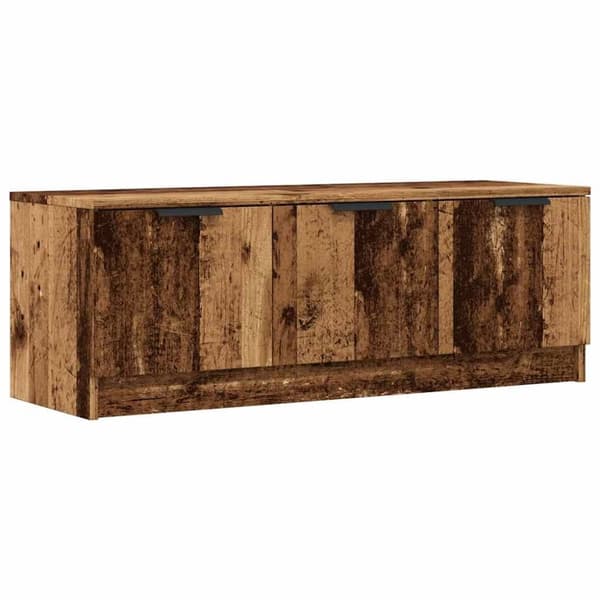 vidaXL tv-bord 102x35x36,5 cm konstrueret træ gammelt trælook