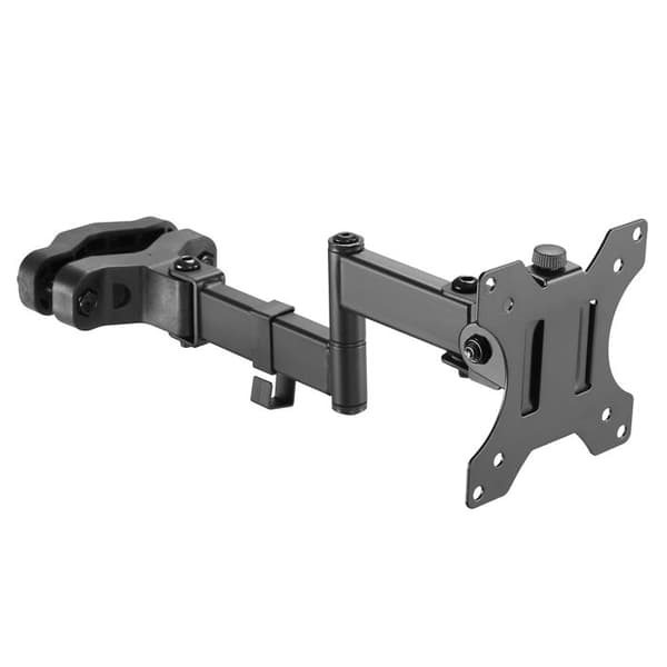 Maclean monitorfäste för montering på 28-60 mm rör/stång, dubbel fällarm, 17-32'', 8 kg max, MC-984
