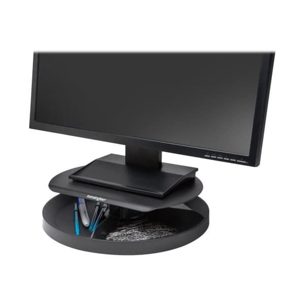 Monitorstativ - Kensington - SmartFit Spin2 - Svart - Justerbar höjd - 360° roterande bas