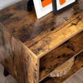 Miniatyrbillede 4 af 4: Bredt tv-bord med skabe og hylder