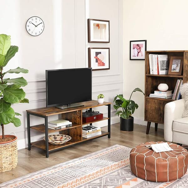 Lille tv-bord med 4 hylder