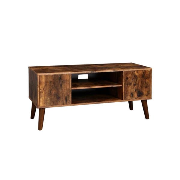 TV-bänk i retrodesign med 2 skåp