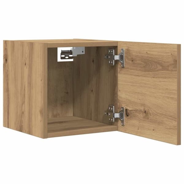 vidaXL væghængt tv-skabe 2 stk. 30,5x30x30 cm kunsteg