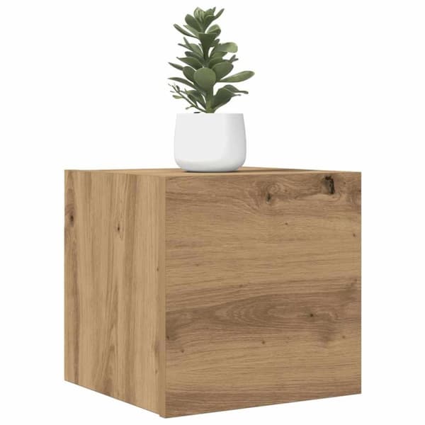 vidaXL væghængt tv-skabe 2 stk. 30,5x30x30 cm kunsteg