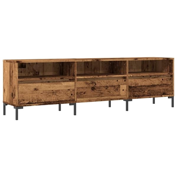 vidaXL TV-taso vanhaa puuta 150x30x44,5 cm tekninen puu