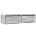 Miniatyrbillede 7 af 11: vidaXL tv-bord med LED-lys 100X35,5x25 cm grå sonoma-eg