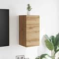 Miniatyrbilde 5 av 11: vidaXL Vegghengte TV-benker 2 stk artisan eik 30,5x30x30 cm