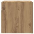 Miniatyrbilde 7 av 11: vidaXL Vegghengte TV-benker 2 stk artisan eik 30,5x30x30 cm