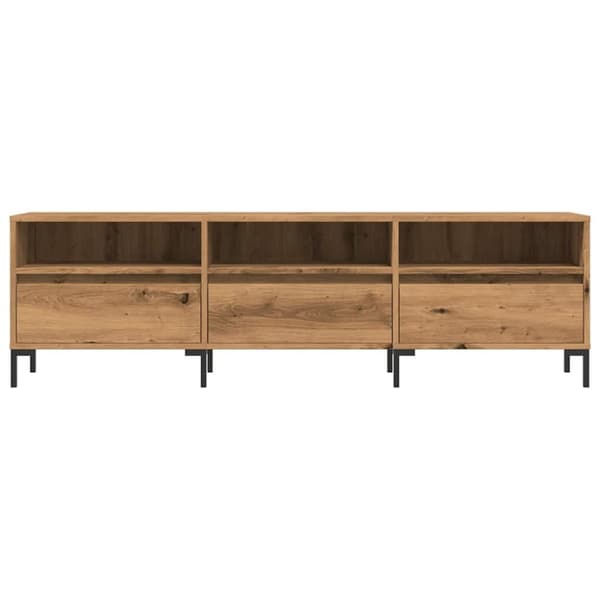 vidaXL Tv-bänk artisan ek 150x30x44,5 cm konstruerat trä
