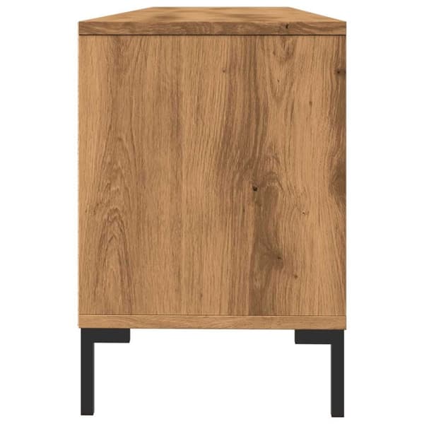 vidaXL Tv-bänk artisan ek 150x30x44,5 cm konstruerat trä