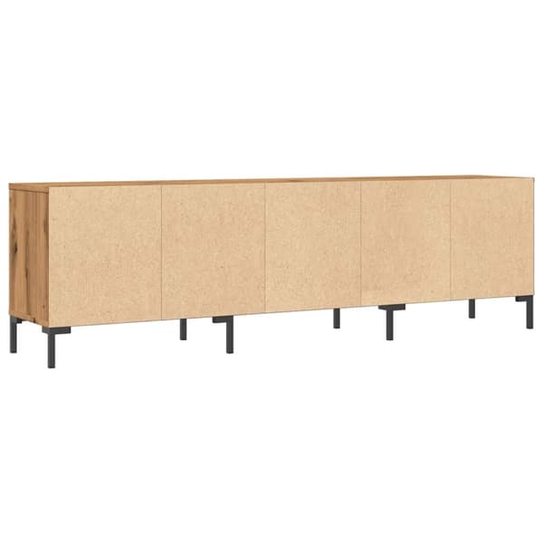 vidaXL Tv-bänk artisan ek 150x30x44,5 cm konstruerat trä