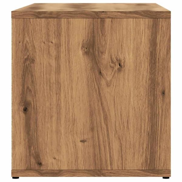 vidaXL TV-benk artisan eik 80x34x35,5 cm konstruert tre