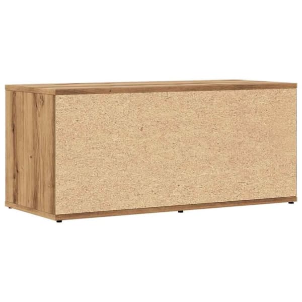 vidaXL TV-benk artisan eik 80x34x35,5 cm konstruert tre
