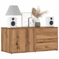 Miniatyrbilde 2 av 11: vidaXL TV-benk artisan eik 80x34x35,5 cm konstruert tre