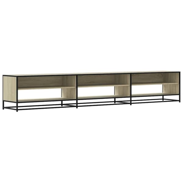 vidaXL TV-benk sonoma eik 270x40x46 cm konstruert tre