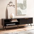 Miniatyrbillede 2 af 4: Rootz Modern TV Underskab - Mediekonsol - Underholdningsstativ - Lameldesign - Passer til tv'er op til 70" - 150 cm x 51 cm x 39 cm