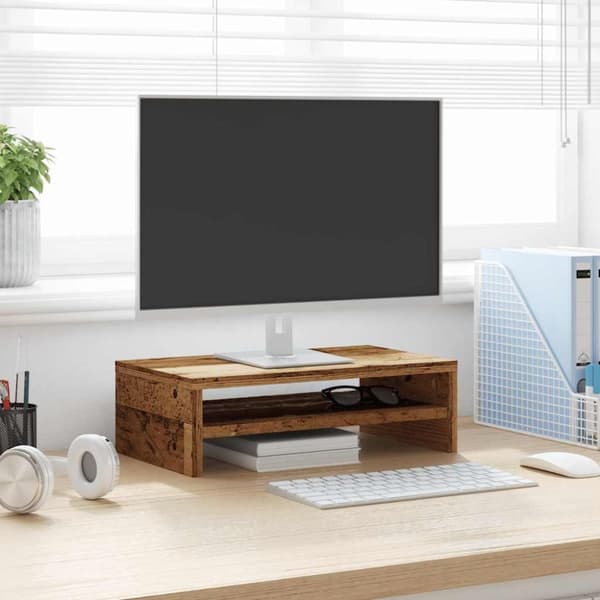 vidaXL Skjermstativ gammelt tre 42x24x13 cm konstruert tre