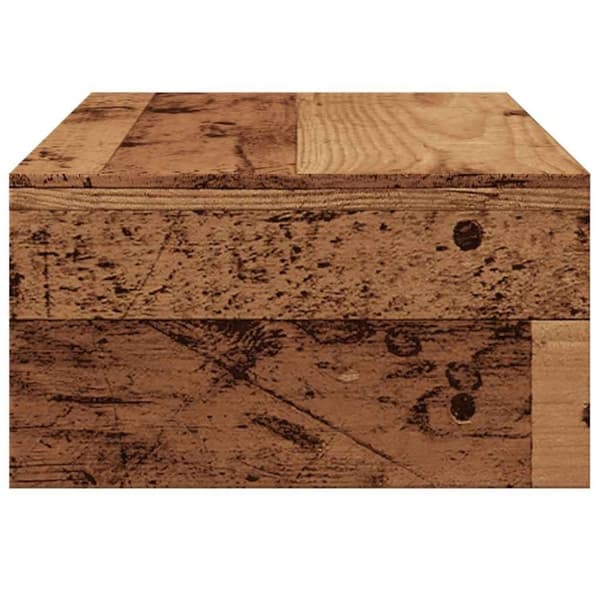 vidaXL Skjermstativ gammelt tre 42x24x13 cm konstruert tre