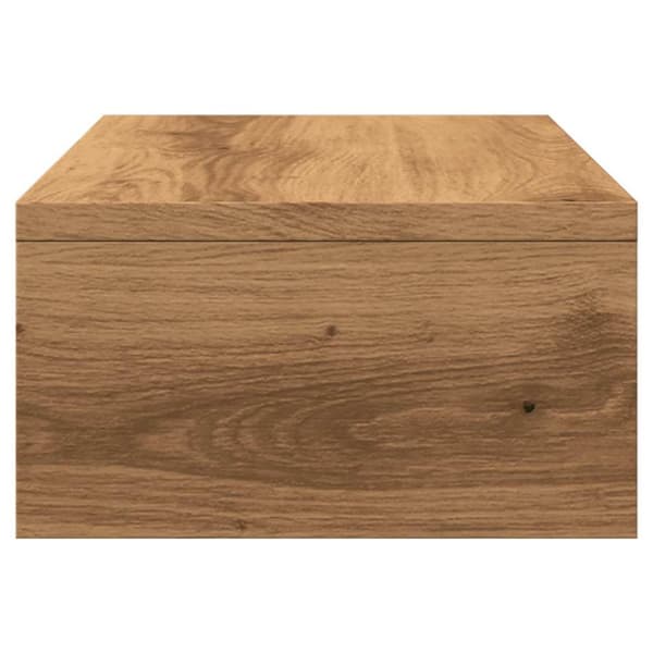 vidaXL skærmstander 42x24x13 cm konstrueret træ egetræ