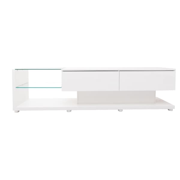 Rootz højglans tv-skab - Mediekonsol - Underholdningsenhed - Rigelig opbevaring - 170 cm x 36 cm x 38 cm