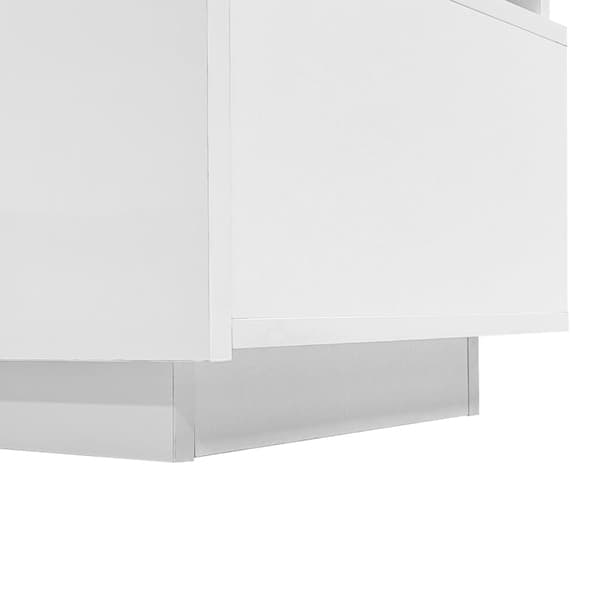 Rootz Högglans TV-skåp - Mediakonsol - Nöjescenter - LED-belysning - 160 cm x 39 cm x 42 cm