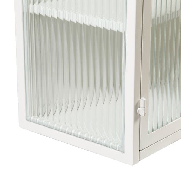 Rootz Modern vægskab - Vitrineskab - Vitrineskab - Stilfuld opbevaring - 70cm x 23cm x 60cm