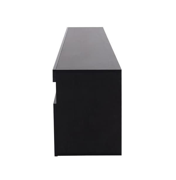 Rootz Modern TV-kaappi - Viihdeteline - Mediakonsoli - Säädettävä LED-valaistus - 180L x 35W x 45K cm