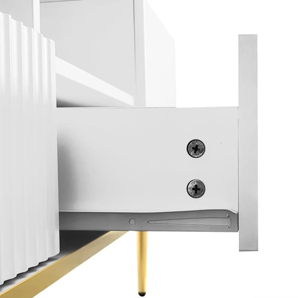 Rootz Modern TV-skåp - Mediakonsol - Underhållningsenhet - Lyxig design - 165 cm x 36 cm x 55 cm