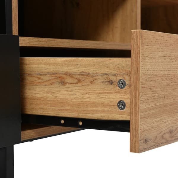 Rootz Modern TV-taso - Viihdeyksikkö - Mediakonsoli - Kestävä ja tilava - 190L x 38W x 48K cm