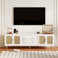 Pikkukuva 4 / 11: Rootz Retro TV -kaappi - Viihdeyksikkö - Säilytys senkki - Runsaasti säilytystilaa - 175 cm x 38 cm x 55,5 cm
