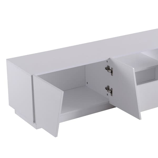 Rootz TV-skab - Underholdningsenhed - Mediestativ - MDF af høj kvalitet - 170L x 37W x 42H cm