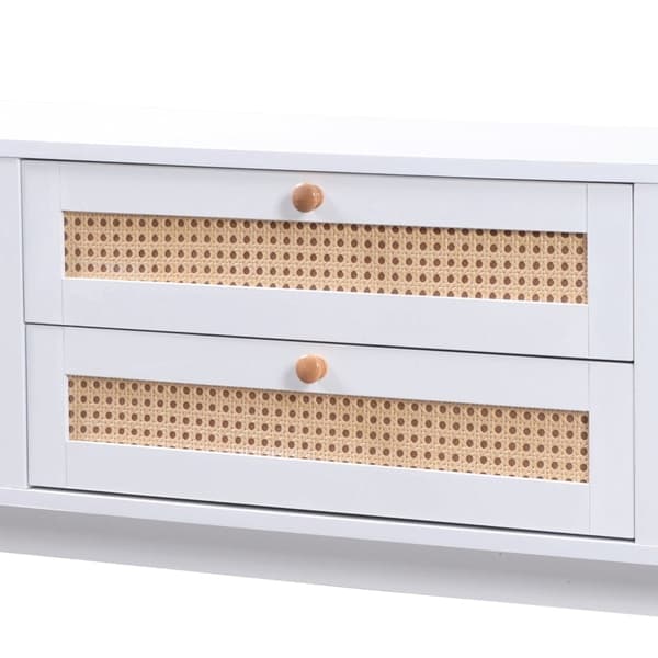 Rootz TV-skåp - Underhållningsenhet - Mediaställ - Snygg förvaring - 170L x 39,5W x 46H cm