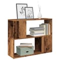 Miniatyrbilde 2 av 11: vidaXL Bokhylle/romdeler gammelt tre 80x24x63 cm