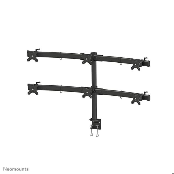 Skrivbordsställ - NewStar - FPMA-D700D6 - 6 LCD-skärmar - Svart - 19"-27"