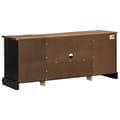 Miniatyrbilde 7 av 11: vidaXL TV-skap HALDEN med 2 skyvedører svart 150x40x60 cm heltre