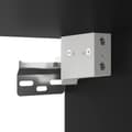Miniatyrbilde 10 av 11: vidaXL TV-benk svart 80x31x39,5 cm konstruert tre og metall