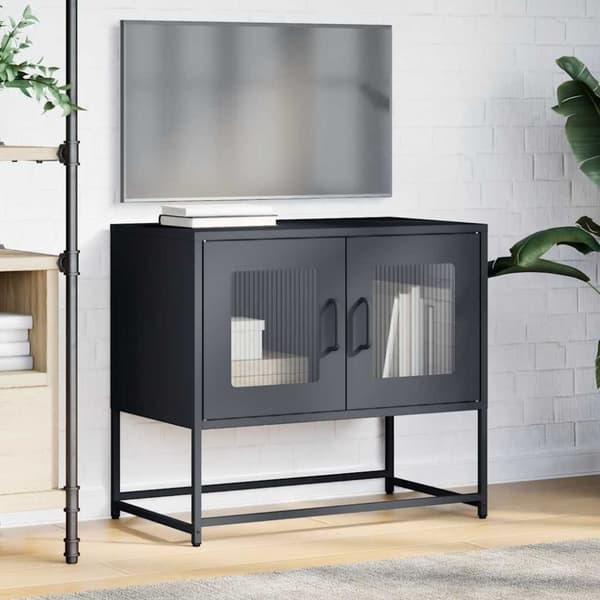 vidaXL TV-skap Antrasitt 68x39x60,5 cm Kaldvalset stål