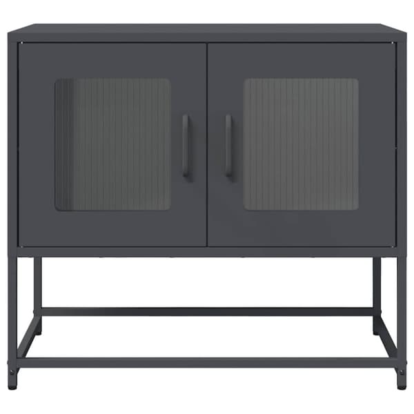 vidaXL TV-skap Antrasitt 68x39x60,5 cm Kaldvalset stål
