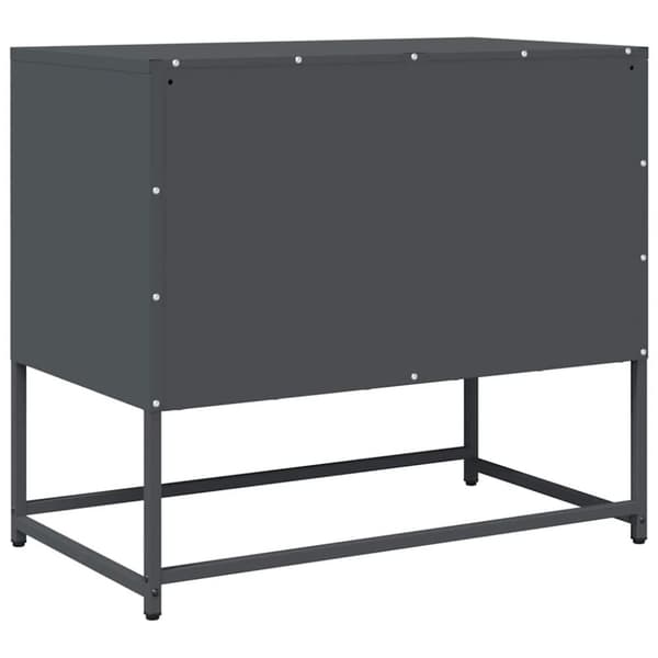 vidaXL TV-skap Antrasitt 68x39x60,5 cm Kaldvalset stål