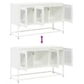Miniatyrbillede 11 af 11: vidaXL tv-bord 100,5x39x60,5 cm koldvalset stål hvid