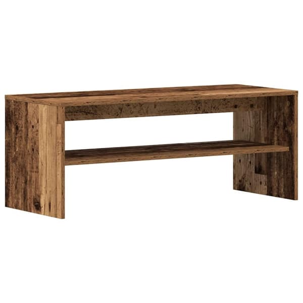 vidaXL TV-benk gammelt tre 100x40x40 cm konstruert tre