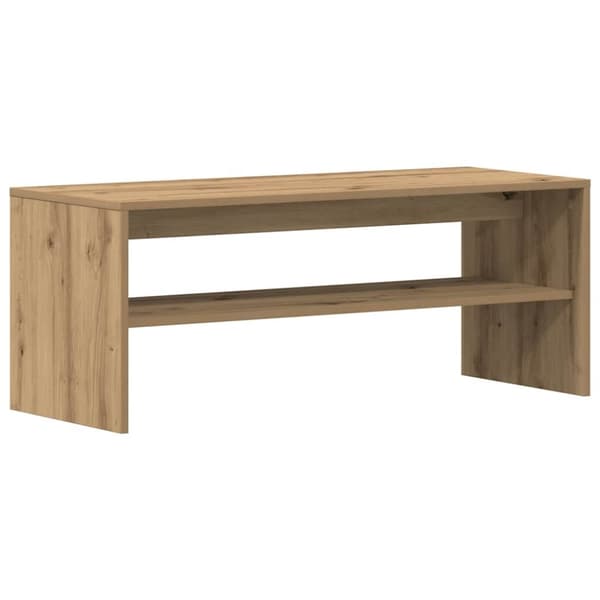 vidaXL Tv-bänk artisan ek 100x40x40 cm konstruerat trä
