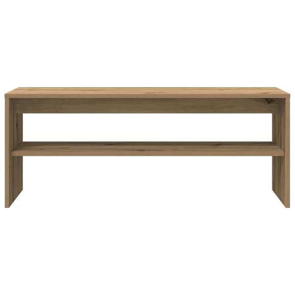vidaXL Tv-bänk artisan ek 100x40x40 cm konstruerat trä