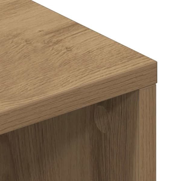 vidaXL Tv-bänk artisan ek 100x40x40 cm konstruerat trä