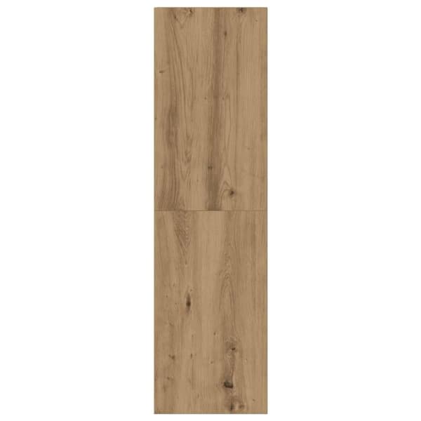 vidaXL Tv-bänk artisan ek 30,5x30x110 cm konstruerat trä