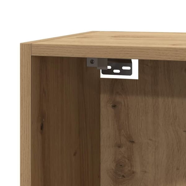 vidaXL Tv-bänk artisan ek 30,5x30x110 cm konstruerat trä
