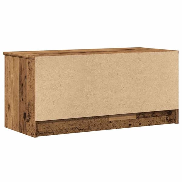 vidaXL tv-bord 80x35x36,5 cm konstrueret træ antikt træ