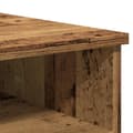 Miniatyrbillede 8 af 11: vidaXL tv-bord 80x35x36,5 cm konstrueret træ antikt træ