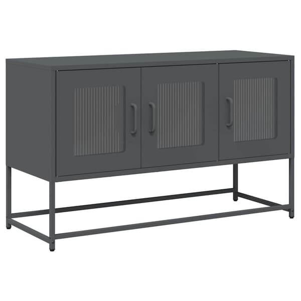vidaXL TV-skap Antrasitt 100,5x39x60,5 cm Kaldvalset stål